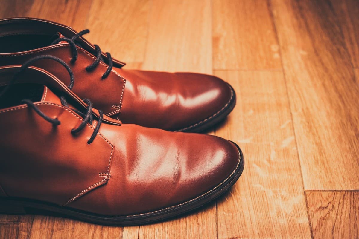 What causes leather shoes to peel