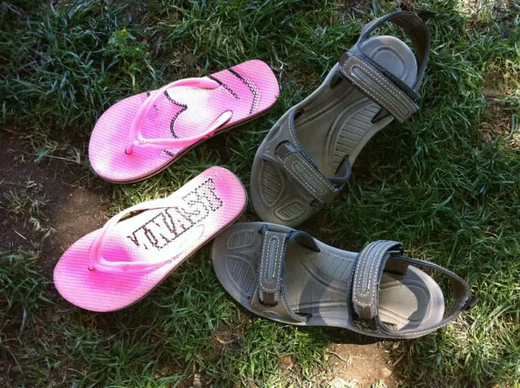 How to Fix Sandals that are Too Big
