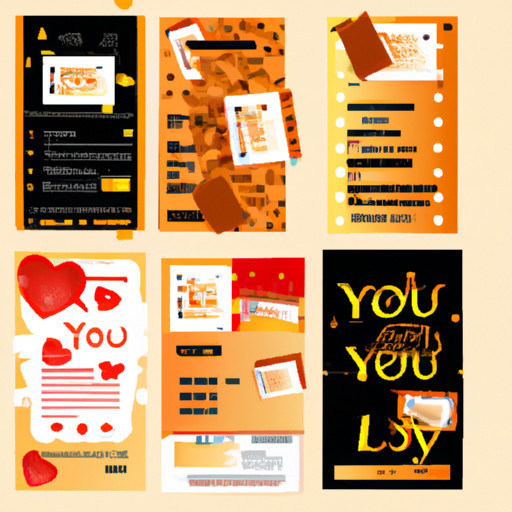 An image showcasing a set of beautifully designed, personalized love coupons, adorned with romantic illustrations and customized messages, promising unique experiences and gestures that will melt your girlfriend's heart