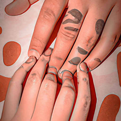 An image showcasing two intertwined hands, each with unique fingerprints, symbolizing the complexity of navigating intimacy and emotional connection when dating a girl who has had various past relationships