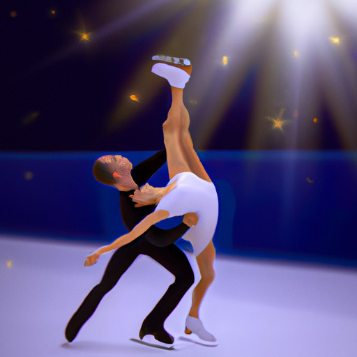 An image capturing the grace and passion of famous ice skating couples throughout history