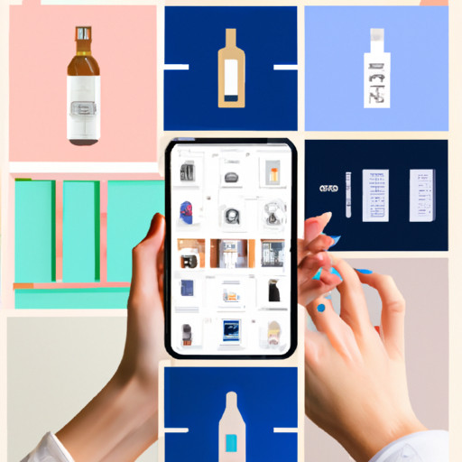 An image showcasing a tidy, color-coded Instagram feed with carefully curated content, using a grid layout, categorized by themes, and featuring visually appealing and balanced images