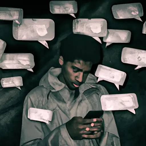 An image showcasing a person surrounded by multiple ghosted chat bubbles, depicting their social isolation due to triple texting