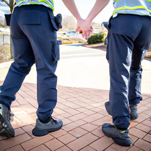 An image capturing a cop and their partner engaged in various activities together, seamlessly transitioning from one to another, showcasing their ability to adapt and be flexible in their relationship