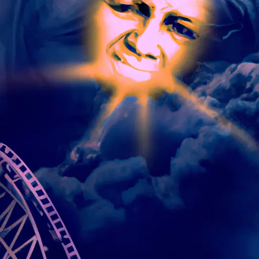 An image depicting a person on a stormy rollercoaster, their face filled with despair, while a radiant sunbeam breaks through the clouds in the background, symbolizing hope amidst the emotional turmoil of divorcing a narcissist