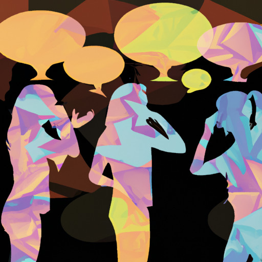 An image capturing the intricate dance of emotions, showing silhouettes of girls engaged in animated conversations, with delicate thought bubbles revealing their complex thoughts and feelings