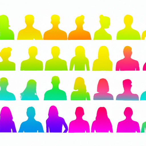 An image depicting various silhouettes with different physical appearances and backgrounds, showcasing diverse individuals