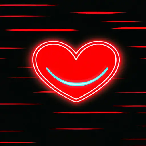 An image showcasing a red heart emoji with animated pulsating lines emanating from it, symbolizing the beating heart emoji's universal representation of love, affection, and emotional connection
