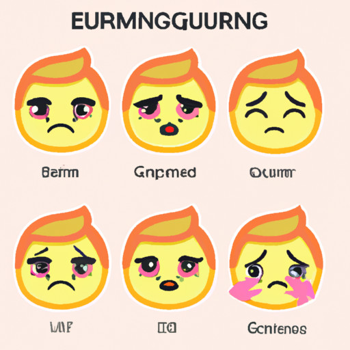 An image that showcases the evolution of the blushing emoji GIF, capturing the transformation from its earliest form to its current design