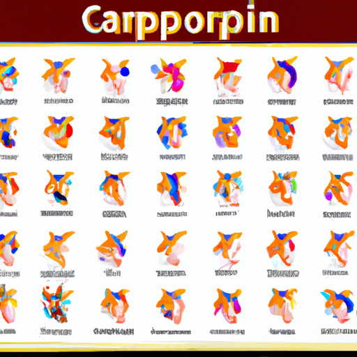 An image showcasing a collection of Capricorn emoji symbols, each with unique designs and variations