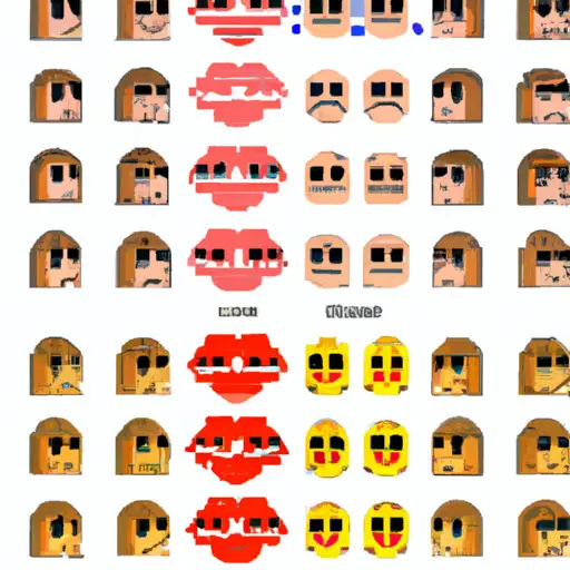 An image showcasing the evolution of the "man kissing woman" emoji over time, ranging from the simple pixelated representation of the past to the highly detailed and vibrant modern version