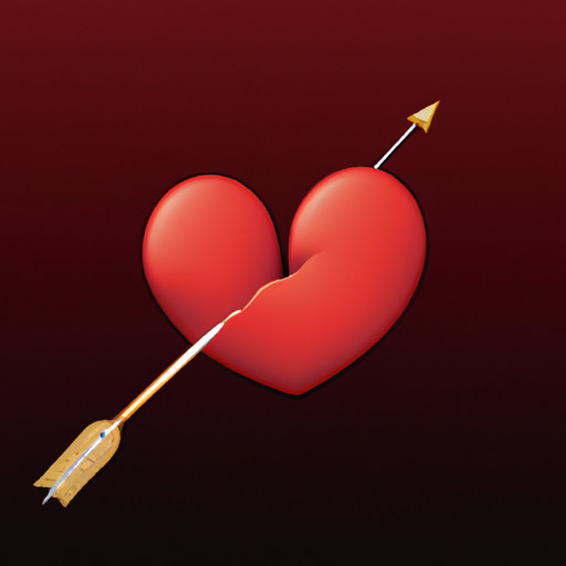 An image featuring a stylized heart pierced by an arrow, representing the "Heart With Arrow" symbol