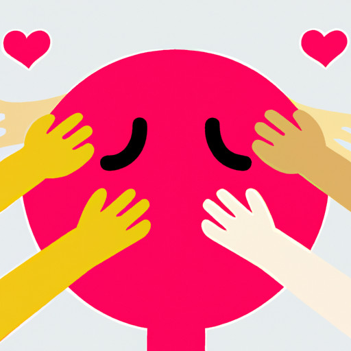 An image showcasing the hugging heart emoji surrounded by diverse arms, symbolizing the universal interpretation of the emoji as an affectionate gesture