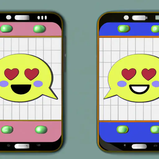 An image showcasing a smartphone screen with a conversation thread, where the 'I Love You' text emoji is used creatively
