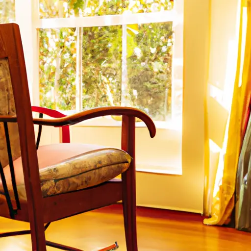 An image depicting a person sitting on a cozy chair, surrounded by a soft morning light filtering through curtains