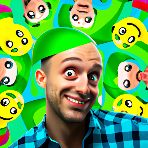 An image depicting an upside-down smiley face on a perplexed guy's face, surrounded by puzzled onlookers