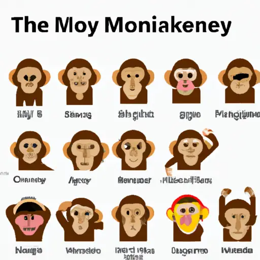 An image showcasing the evolution of the monkey emoji throughout history