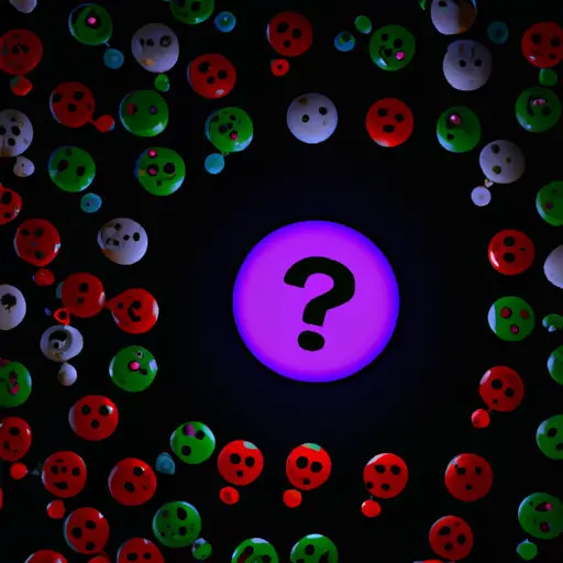 An image showcasing an upside-down smiley face emoji surrounded by puzzled emojis, a question mark hovering above