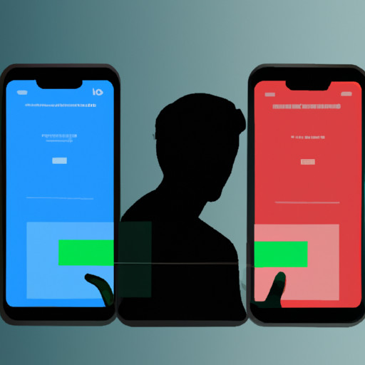 An image depicting a smartphone screen split into two halves: one side showing a profile with a vibrant, engaged user actively swiping and messaging, while the other side displays an inactive profile with no recent activity