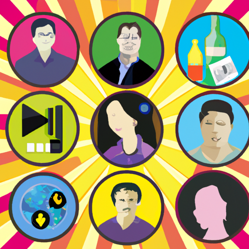 An image showcasing a collage of diverse avatars, representing various interests and hobbies