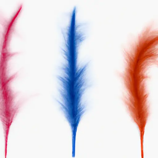 An image showcasing the spiritual meanings associated with feather colors