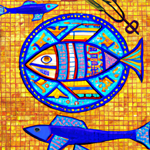 An image showcasing the historical significance of fish symbolism