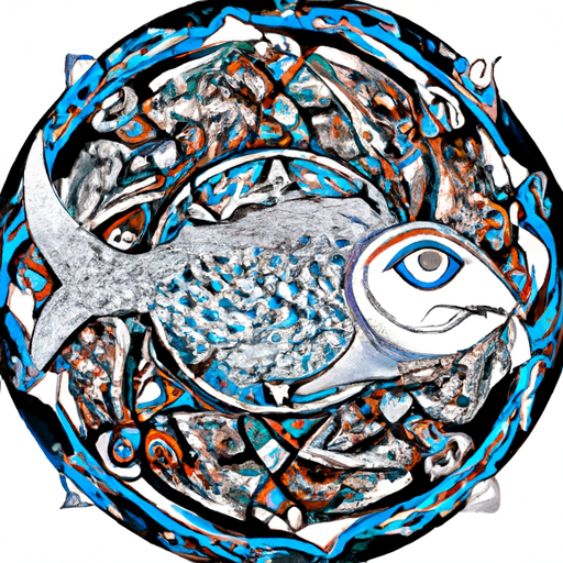 An image showcasing the cultural interpretations of the fish spirit animal