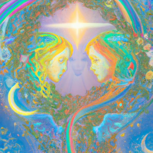 An image capturing the essence of masculine and feminine energies in astrology