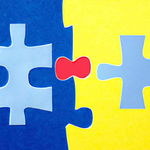 An image showcasing two interconnected puzzle pieces, symbolizing a strong and harmonious relationship
