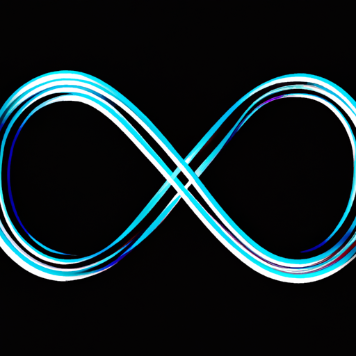 An image showcasing the spiritual meaning of the infinity symbol through the symbolism of an endless loop