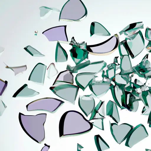 An image showcasing a fragile heart-shaped glass, shattered into pieces, symbolizing the detrimental impact of constant need for validation and reassurance on your relationship