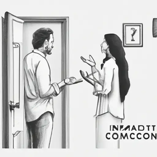 An image depicting two open doors, one labeled "Communication" and the other "Honesty