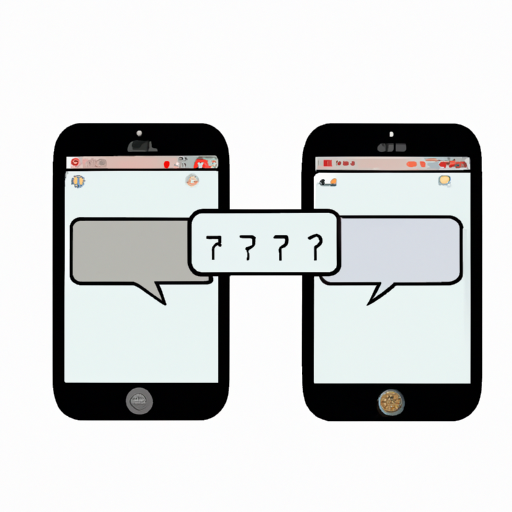 An image showing a smartphone screen split in two, with one side displaying a lengthy text message and the other side showing a blank screen