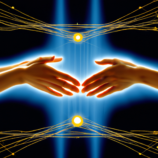 An image depicting a couple holding hands, surrounded by a network of interconnected support systems, symbolizing the commitment and ongoing support that a couples retreat offers