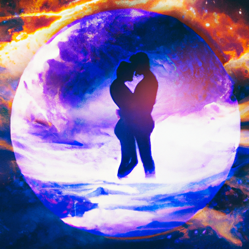 An image showcasing the ethereal essence of the Twin Flame's Honeymoon Phase
