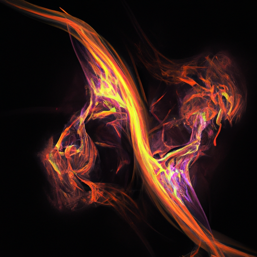 An image showcasing two intertwining flames, each with unique colors and intensities, symbolizing the passionate connection of twinflames