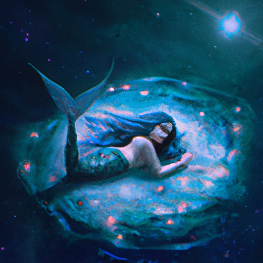 An image showcasing a mesmerizing Pisces, gracefully submerged in an ethereal underwater world