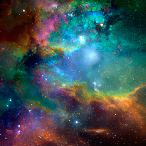 An image capturing the breathtaking view of the universe's true colors