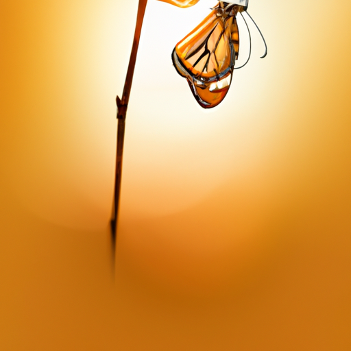  an image of a vibrant butterfly emerging from a cocoon, symbolizing personal growth